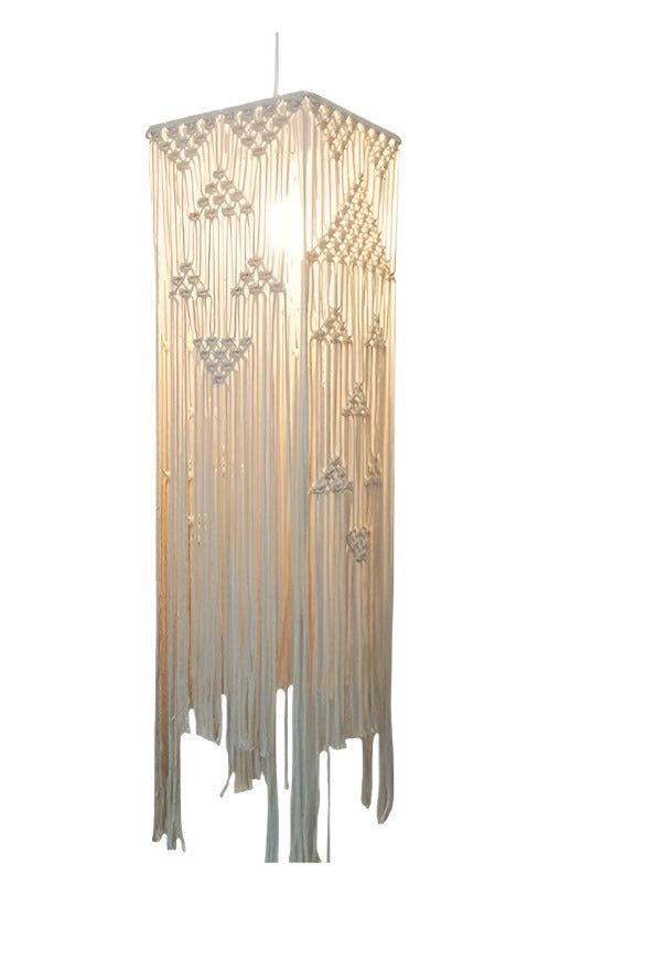 Luxurious Macrame Hanging Lamp For Home Decor - Leechoo